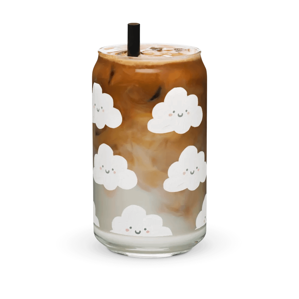 In the Clouds Glass Cup product image (6)