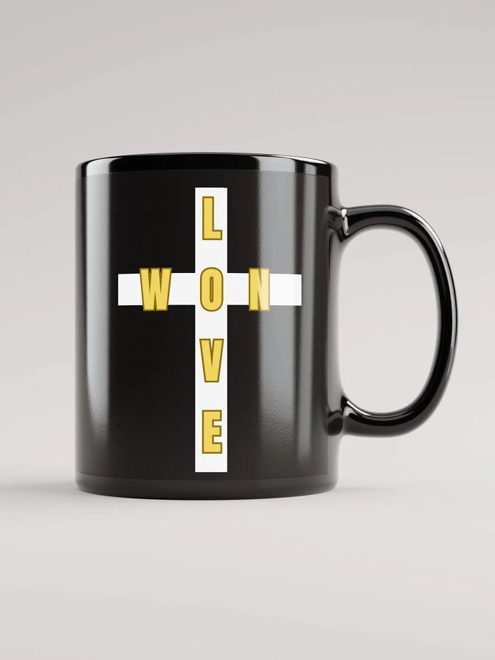 Love Won -Black- mug product image (1)