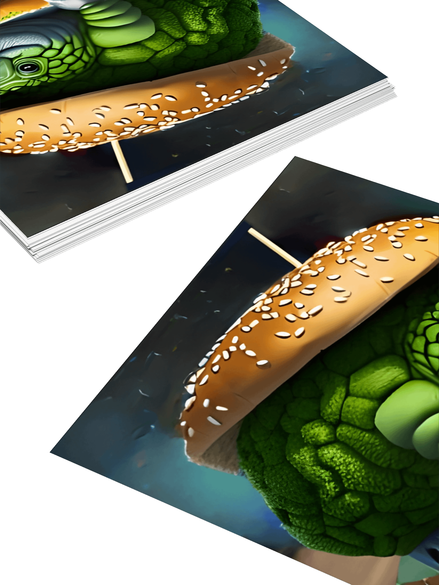 Water Bear Veggie-Style Burger Sticker product image (12)