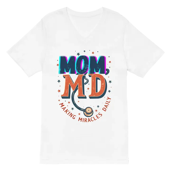Miracle-Making Mom md V-Neck Tee product image (6)