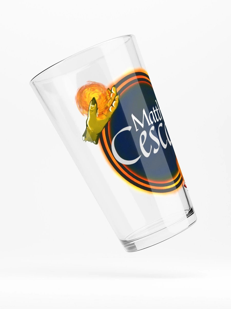 Matthew Cesca Author Logo Shaker Pint Glass product image (4)