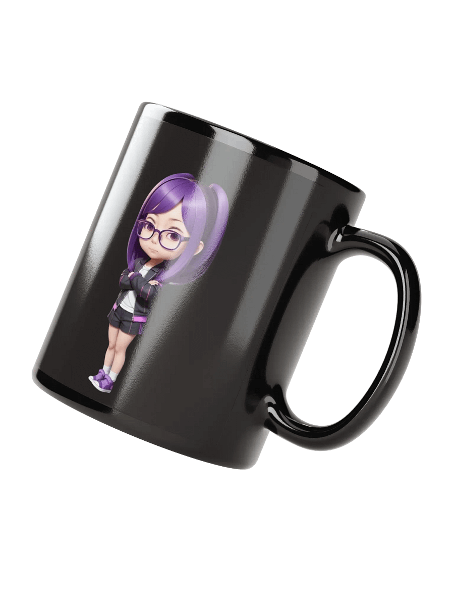 (PURPLE CHIBI) K Black Mug product image (2)