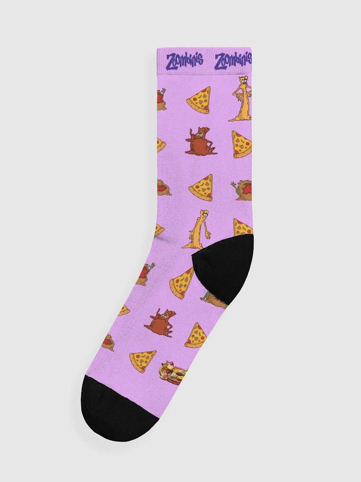 Pizza Troll Party Socks - Pink product image (1)