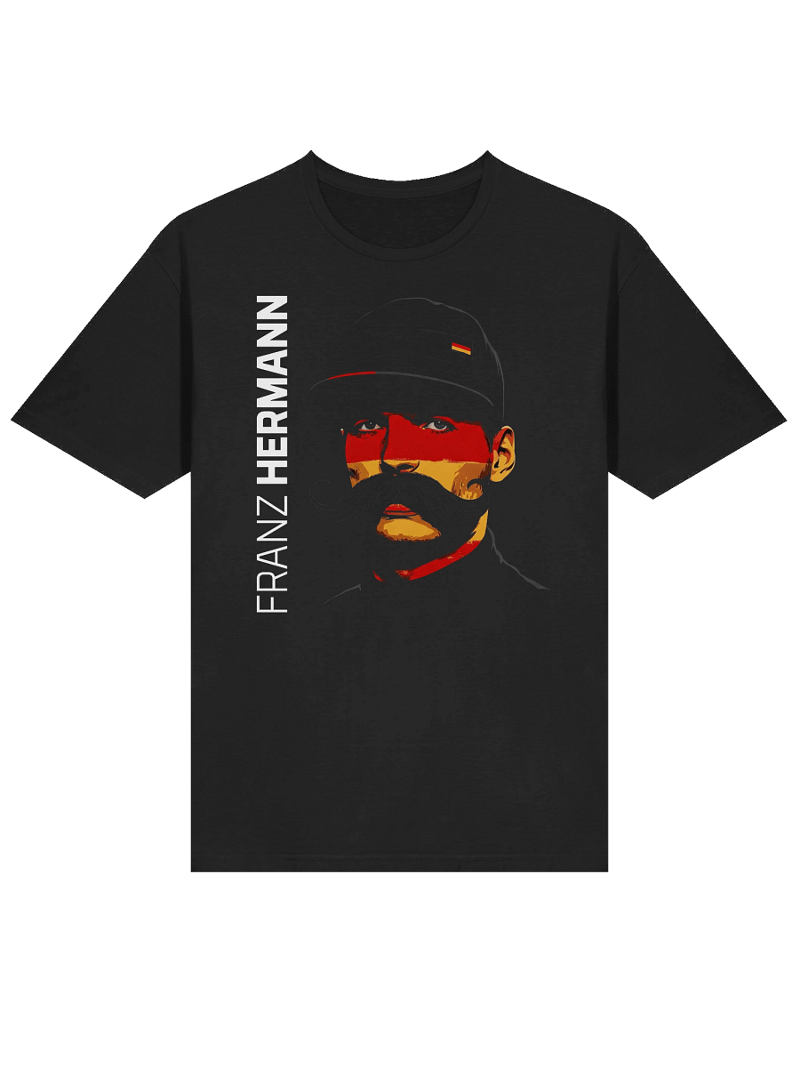 Franz Hermann F1 German Colors Mustache T-Shirt product image (3)