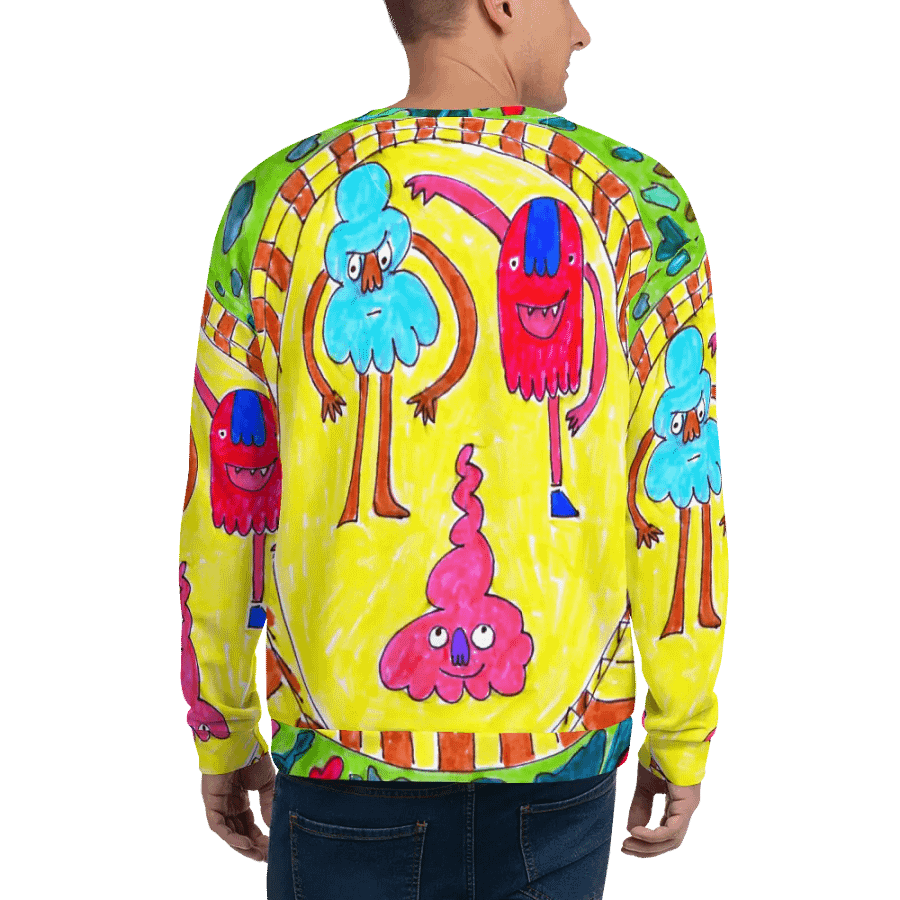 Abstract Doodle Folk Unisex Sweatshirt product image (10)