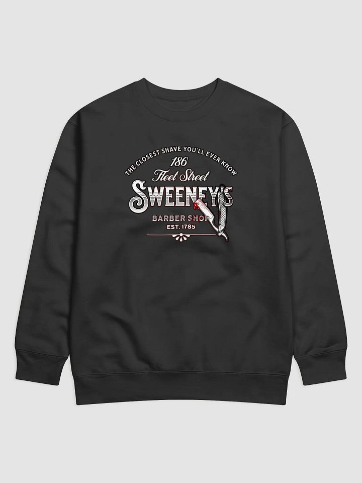 Sweeney Todd Barber Shop Sweatshirt – Premium Fleece Horror Musical Pullover product image (1)
