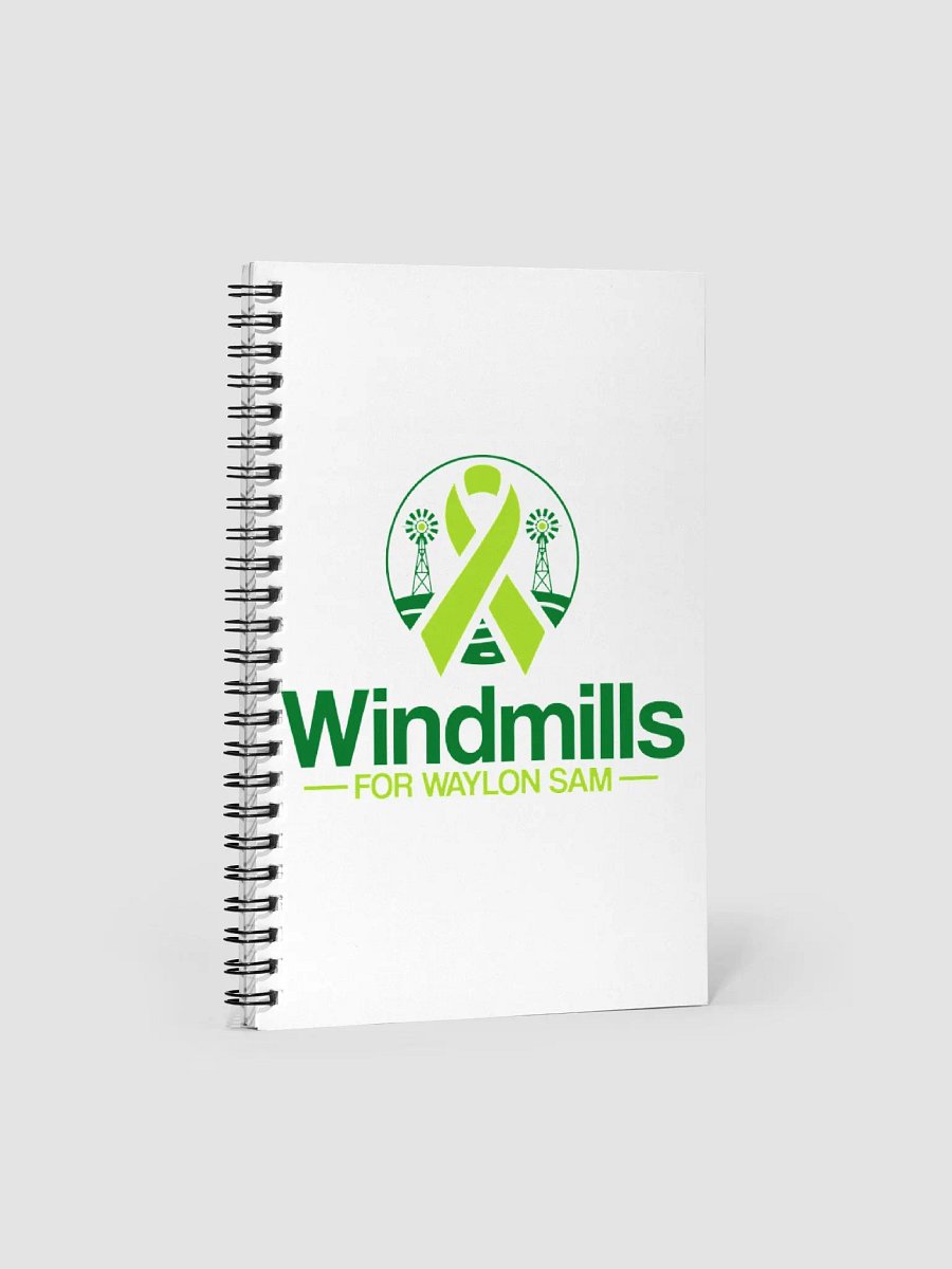 Windmills For Waylon Sam Notebook product image (1)