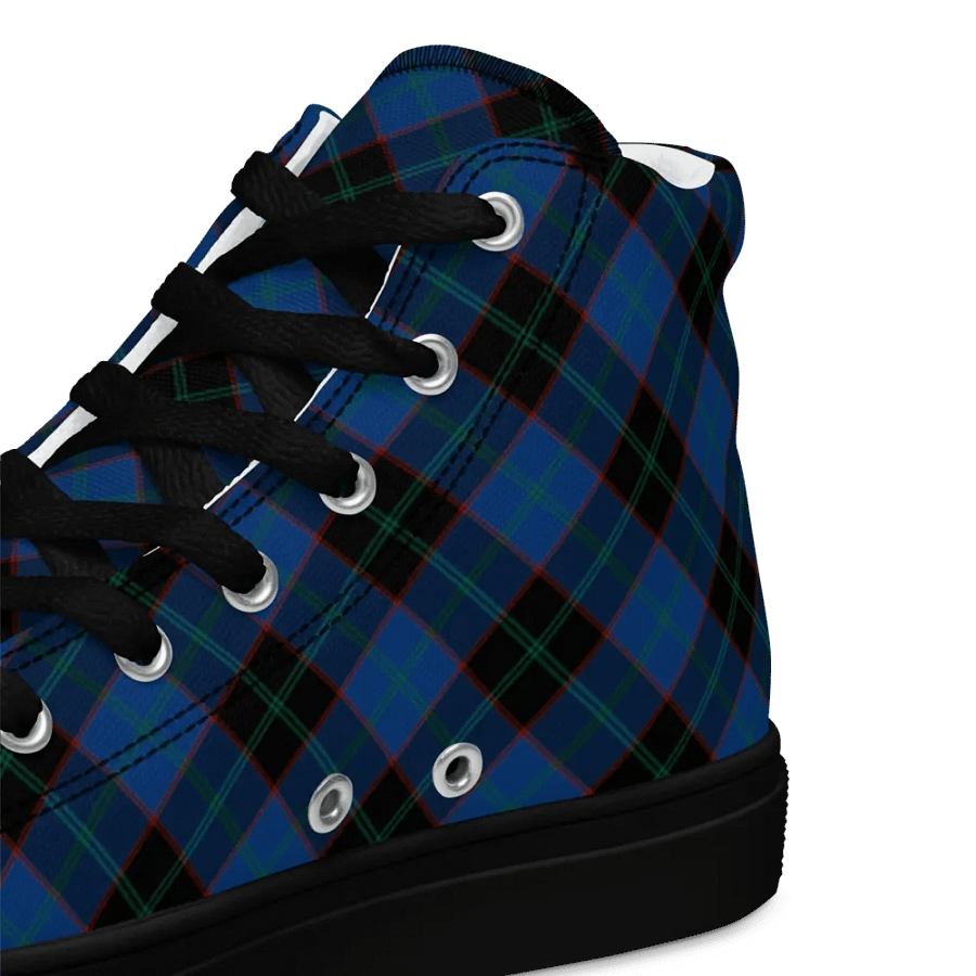 Hume Tartan Men's High Top Shoes product image (12)