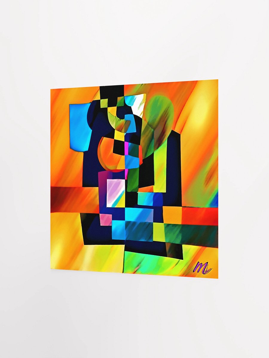 Dynamic Geometric Harmony Poster/Acrylic Digital Art product image (6)