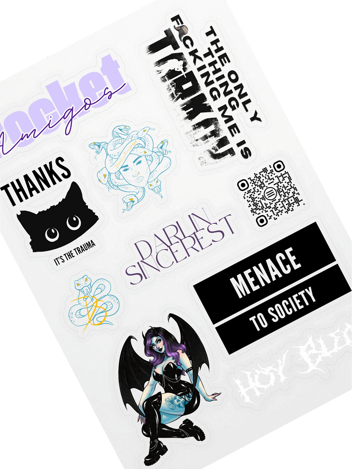 DarlinSincerest Sticker Sheet product image (2)