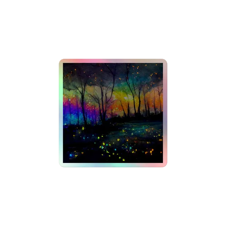 Enchanted Forest Holographic Sticker Sheet product image (1)