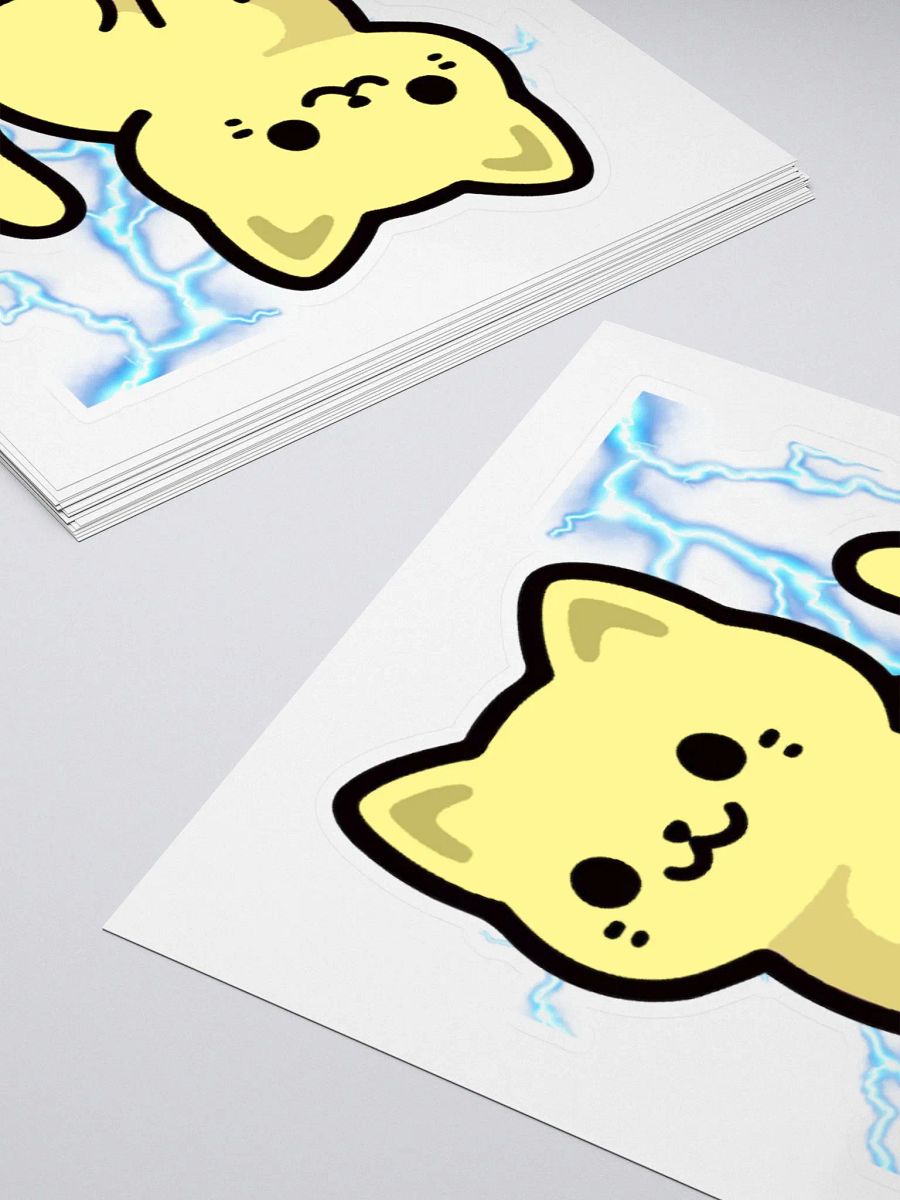 Lightning Kitty! Sticker product image (11)