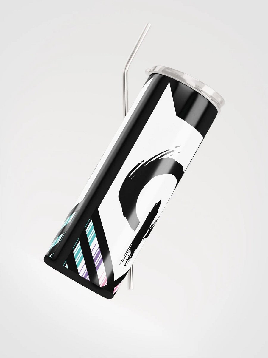 OptimusProcrastinus PowerUP Tumbler (White on Black) product image (4)