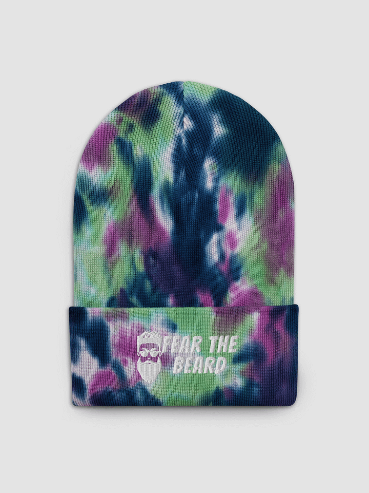 Fear The Beard Tie Dye Beanie product image (2)