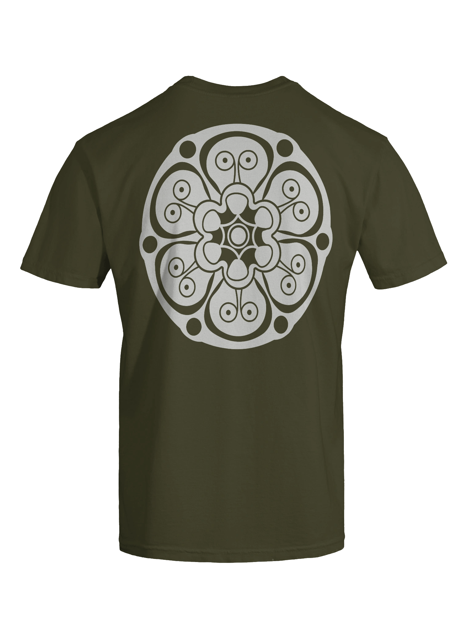 Saxon god heads motif - Heavy cotton shirt product image (7)