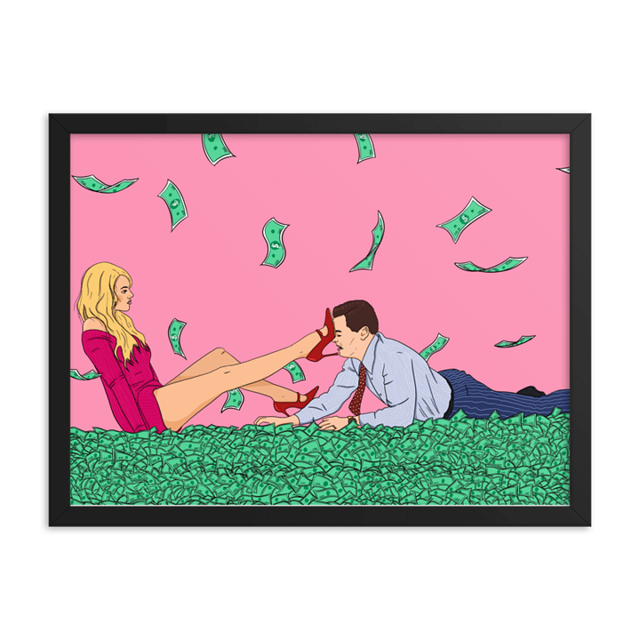 The Wolf Of Wall Street Poster (w/ frame) product image (2)