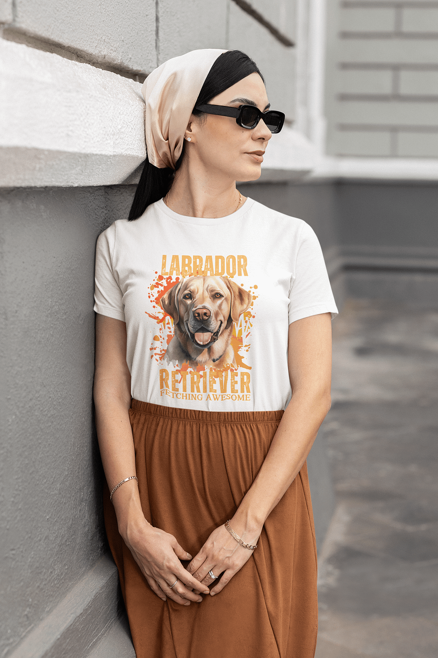 Light Color Labrador Retriever Fetching Awesome Regular Fit T-shirt product image (2)