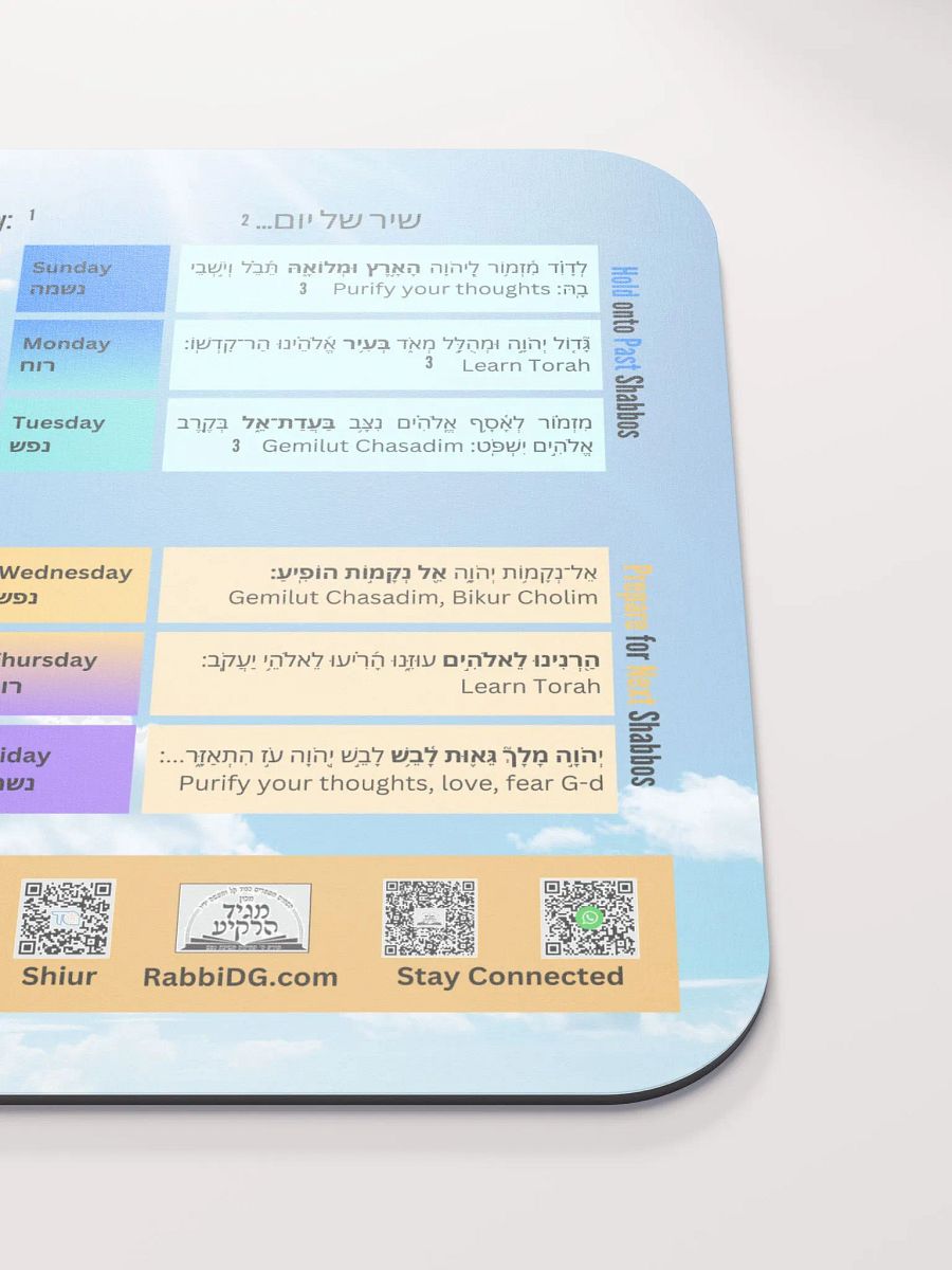 Mousepad: Mystical Dimensions of Shabbos product image (5)
