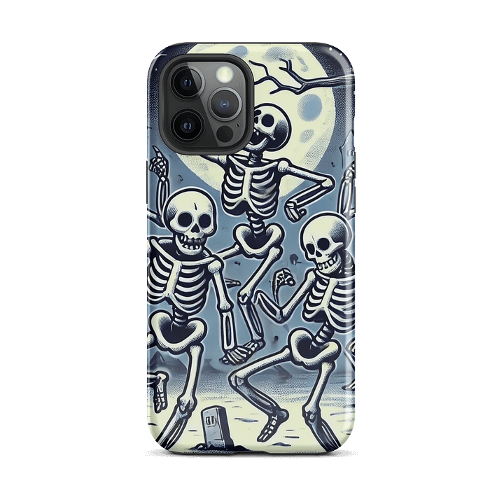 Dancing Skeletons iPhone Tough Case - Spooky Halloween Fun Design product image (2)