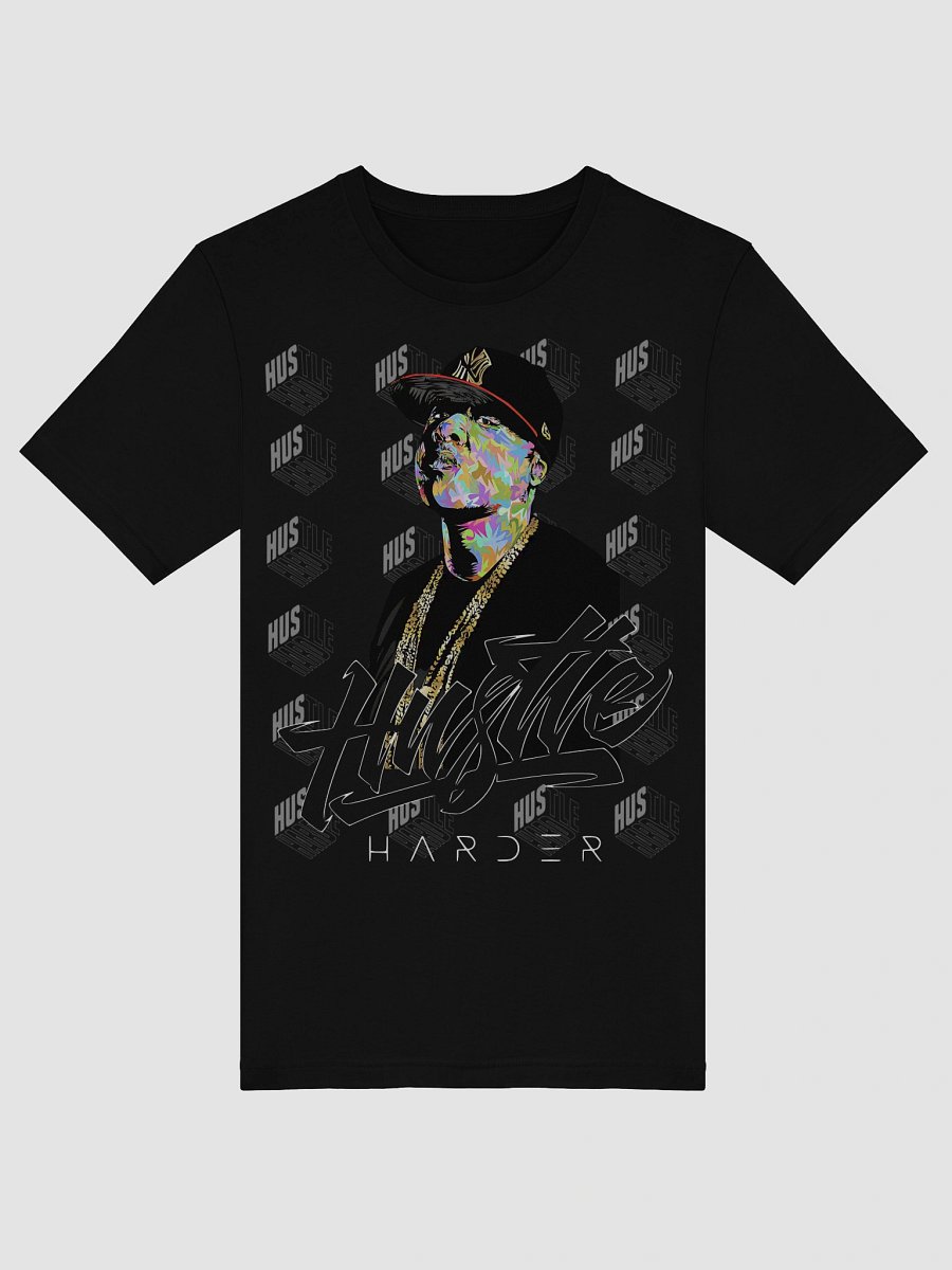 Hustle Harder Portrait T-Shirt (5XL) Available product image (19)
