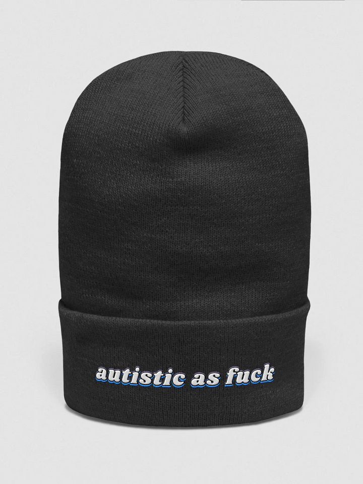 AUTISTIC AS F*CK cuffed beanie product image (8)