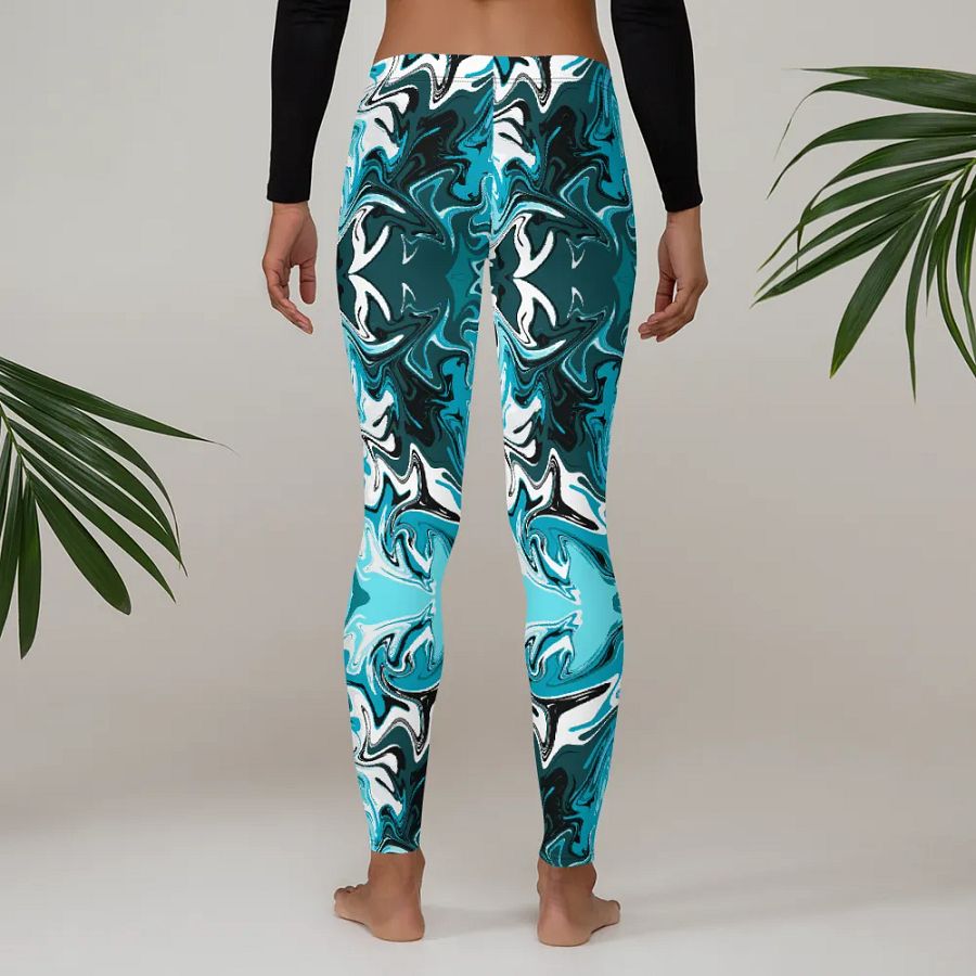 Blue Swirl Leggings product image (2)