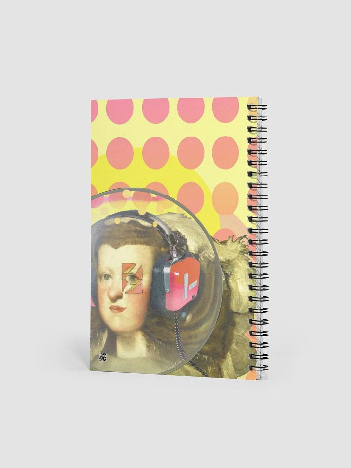 Queen of Space by Frank Fonik, EDM Techno Spiral Notebook product image (2)