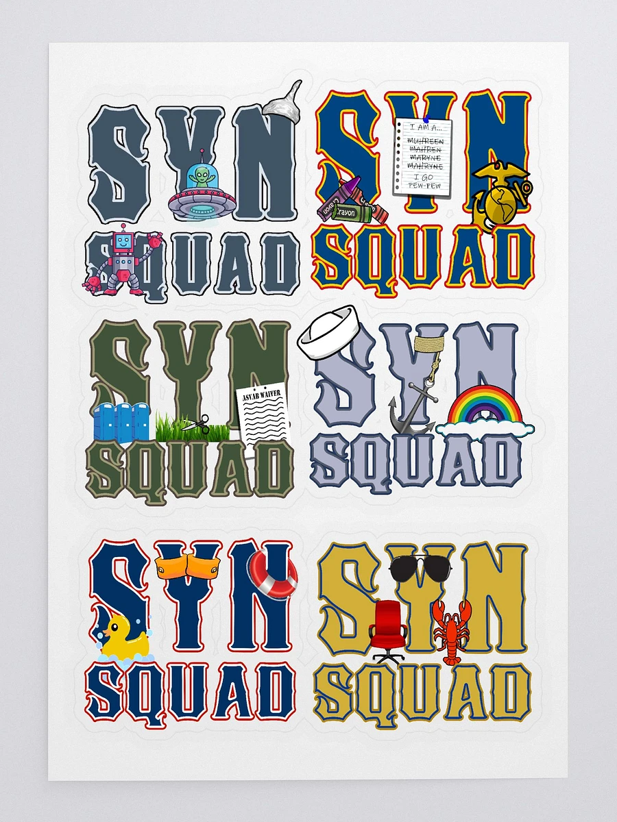 Syn Squad Sticker Sheet product image (3)