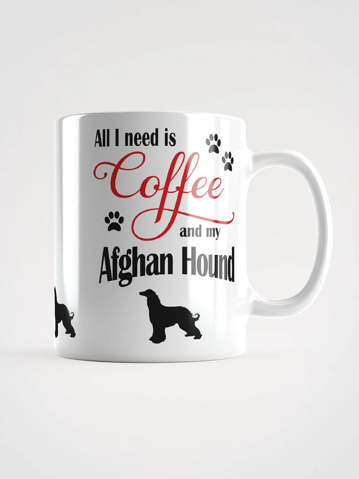 Coffee and my Afghan Hound Mug product image (1)