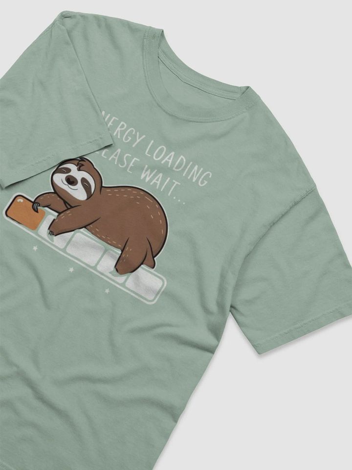 Energy Loading Sloth Graphic T-Shirt product image (2)