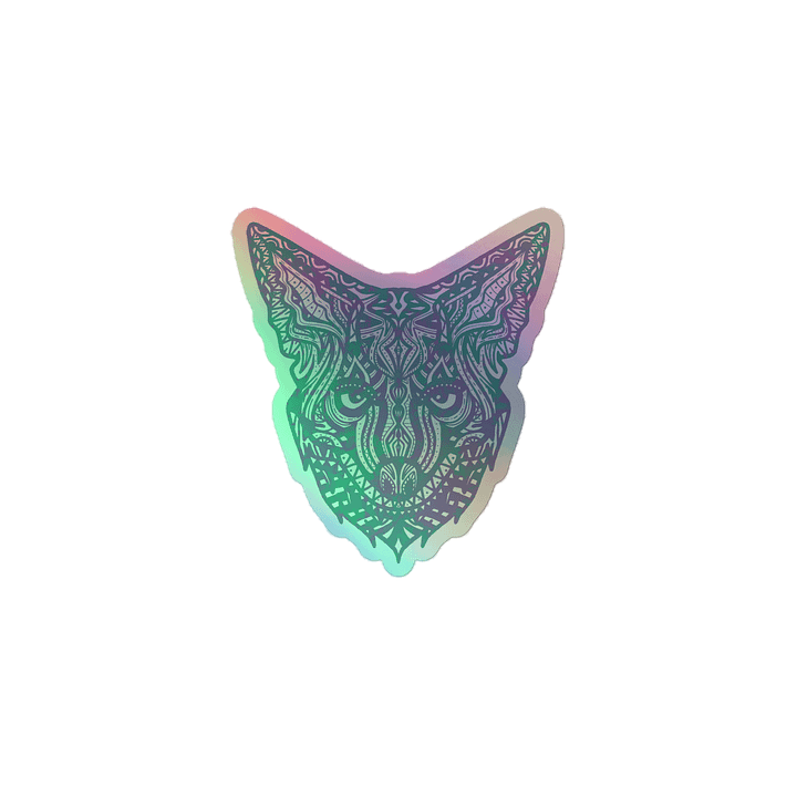 Coyote Holographic Sticker product image (1)