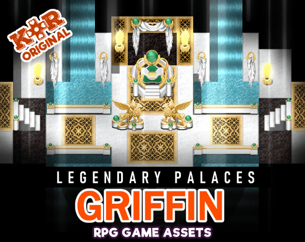 KR Legendary Palaces ~ Griffin Tileset for RPGs product image (1)