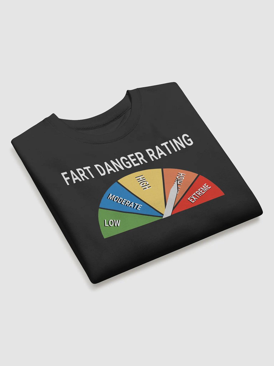 Fart Danger Rating Funny Farting Dad Joke design product image (3)