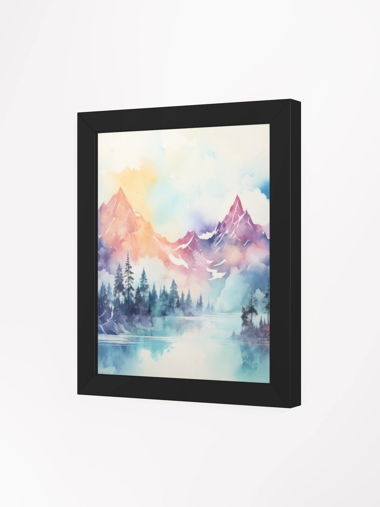 Dreamlike Mountain Reflections Poster product image (3)