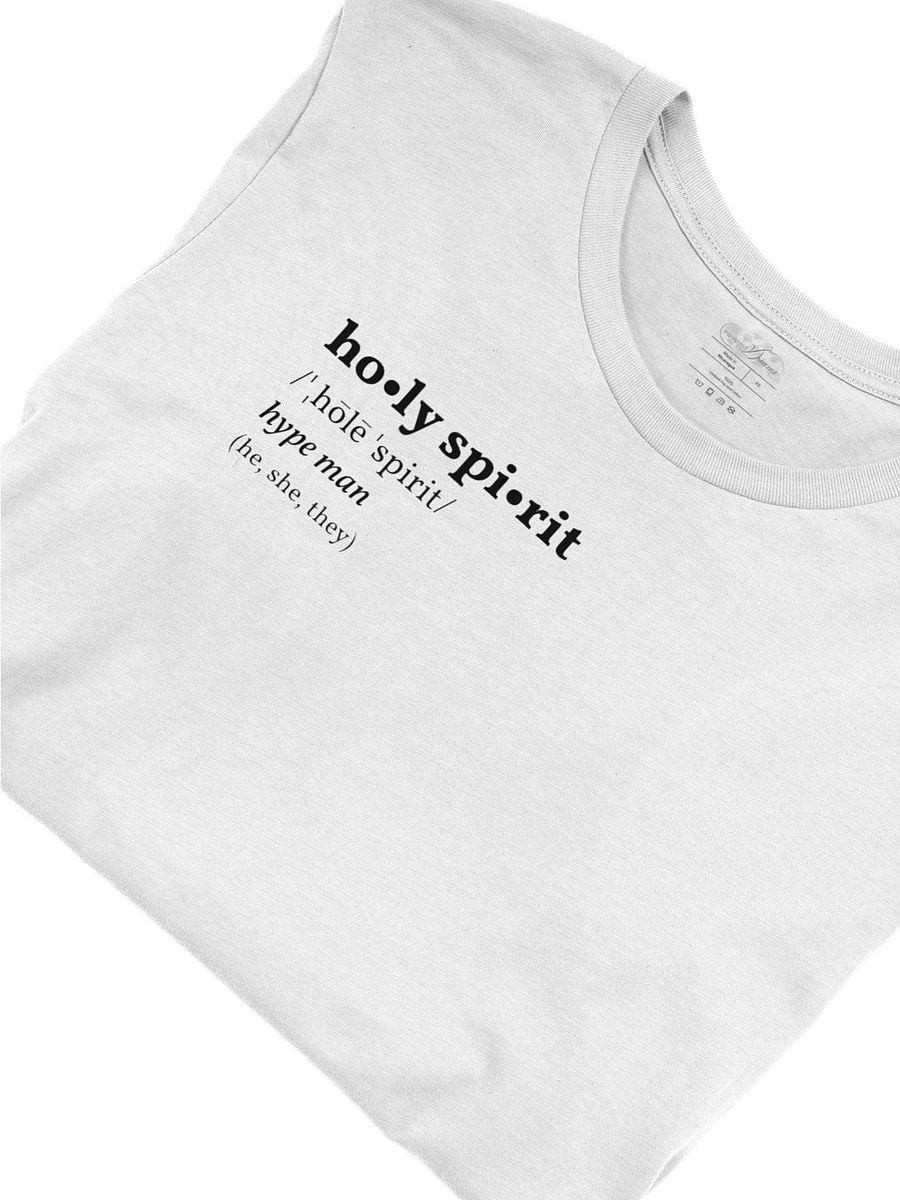 Holy Spirit (he,she,they) White T-Shirt product image (3)