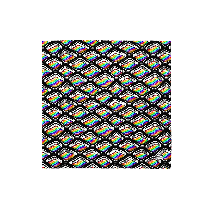 Rainbow Holes Pattern Bandana product image (1)