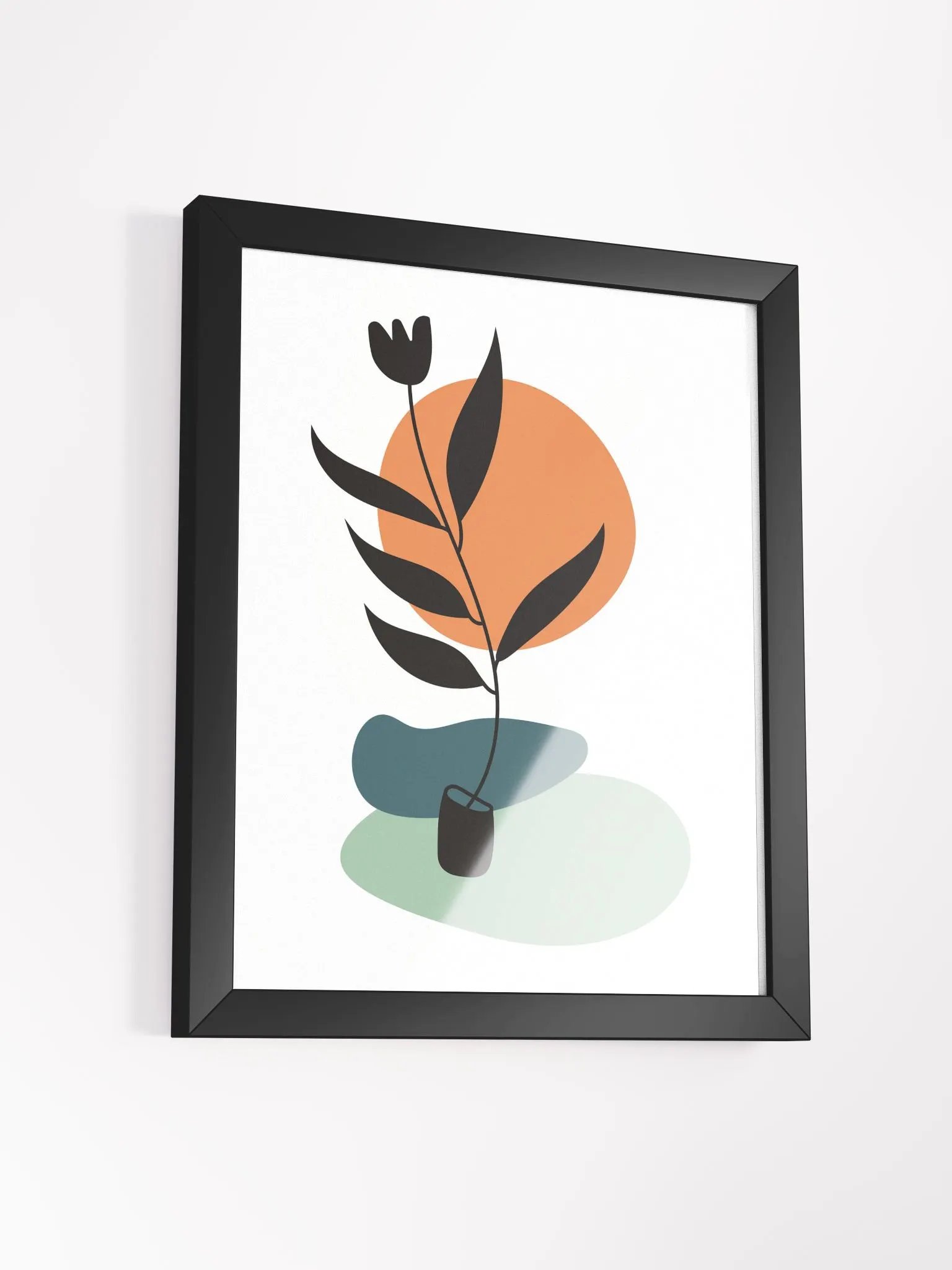 Minimalist Botanical Bliss Framed Poster product image (50)