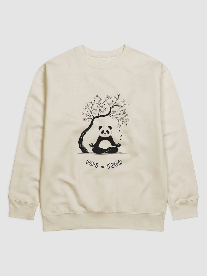 Zen Panda Meditative Sweatshirt product image (1)