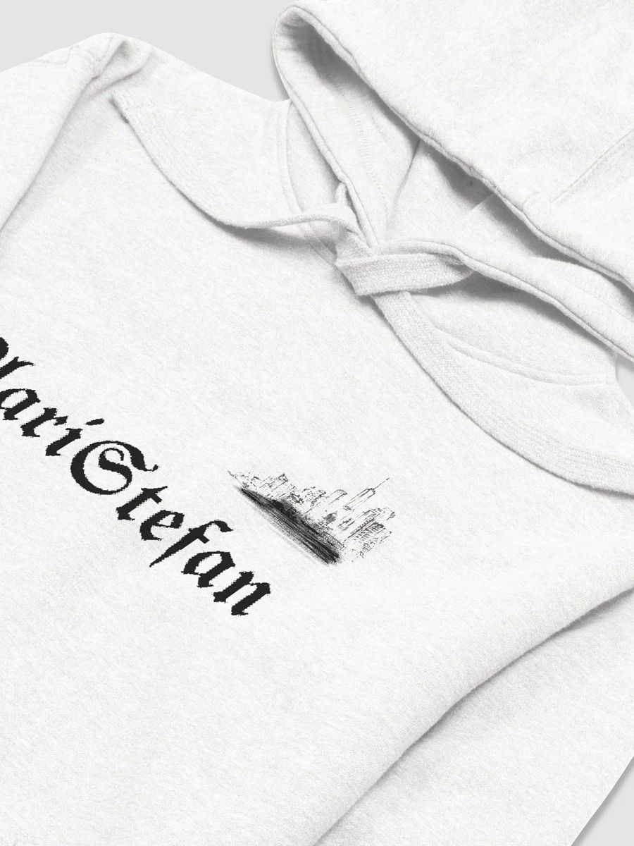 White Cotton Unisex Premium Hoodie product image (3)