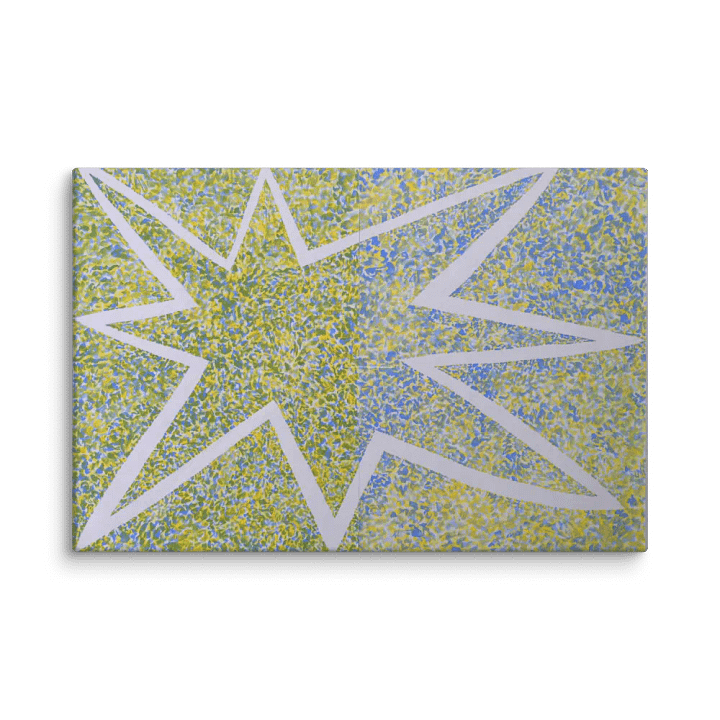 Yellow/Blue Blue/Yellow on Canvas (24" x 36") product image (1)
