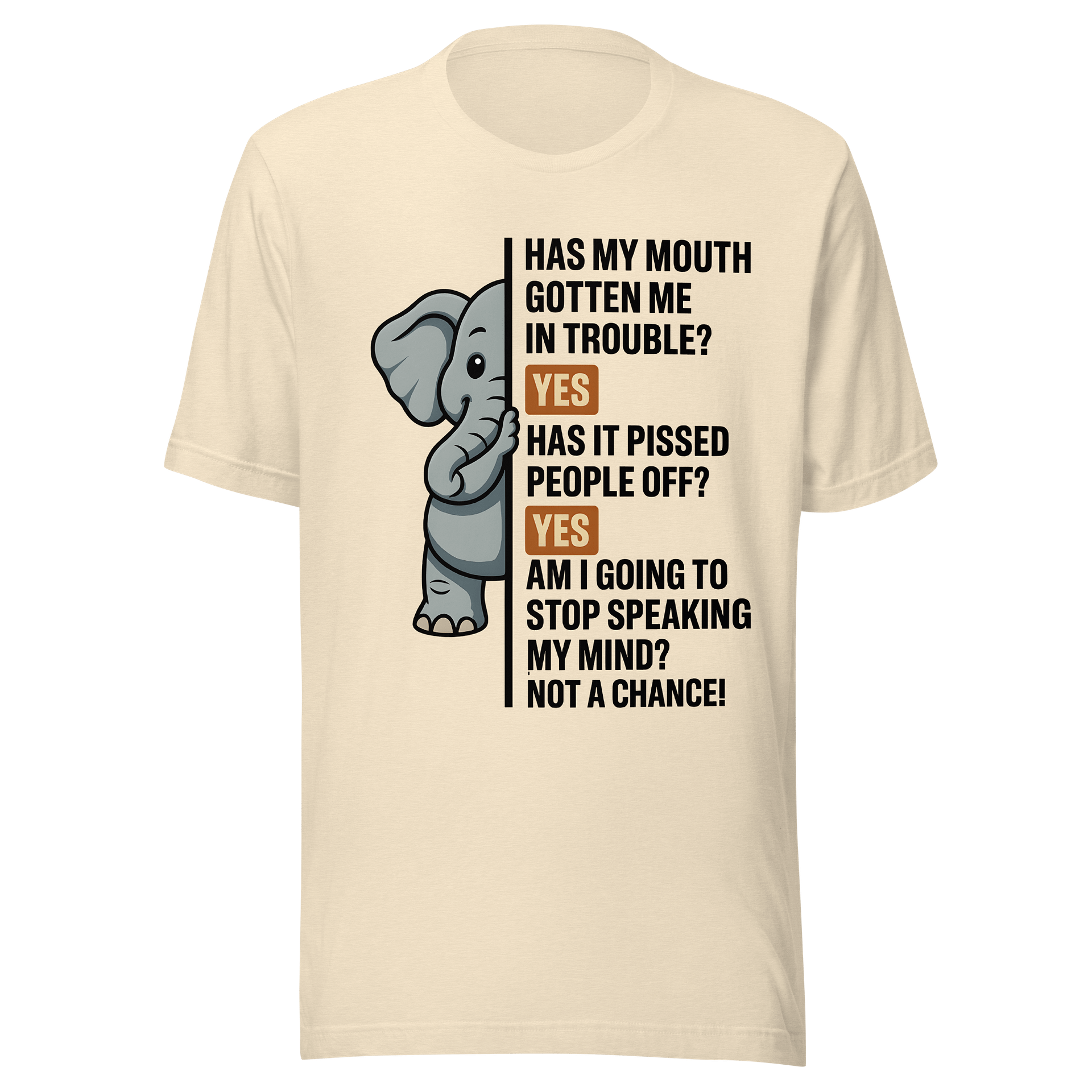Speak Your Mind Elephant Tee product image (2)