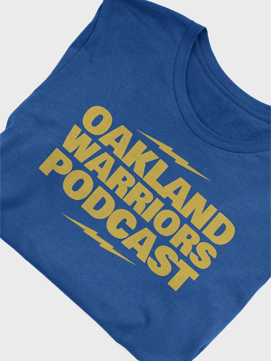 Oakland Warriors Podcast Logo T-Shirt - Blue product image (5)