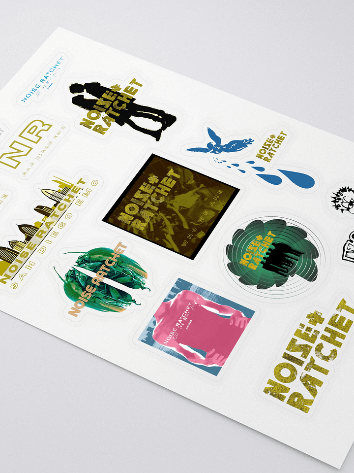 Noise Ratchet - Sticker Sheet (14 Stickers) product image (2)