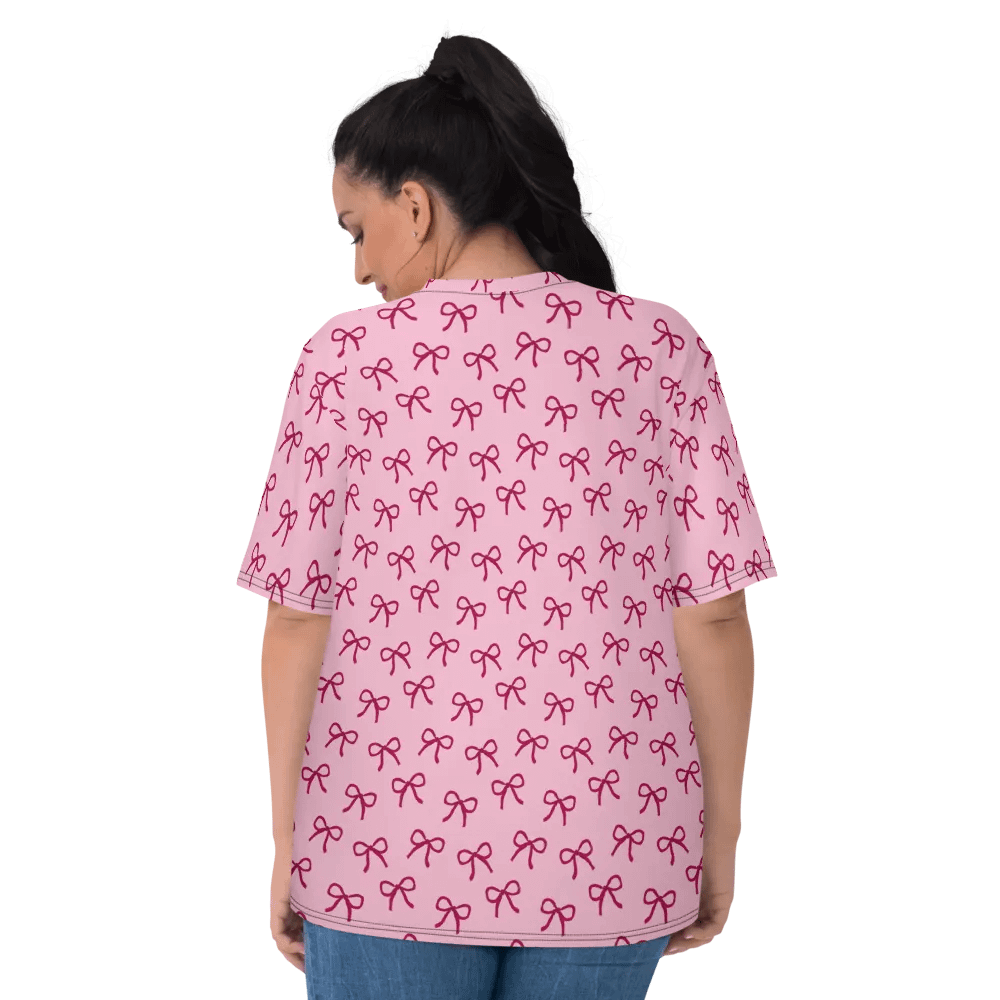 Dainty Burgundy Bows Women's T-Shirt product image (6)