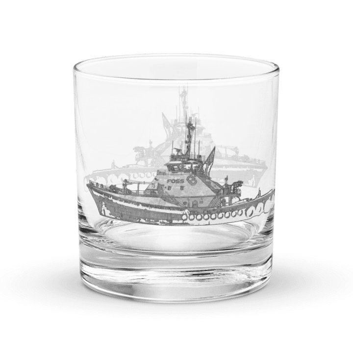 Foss tug Rocks Glass 10.5oz product image (1)