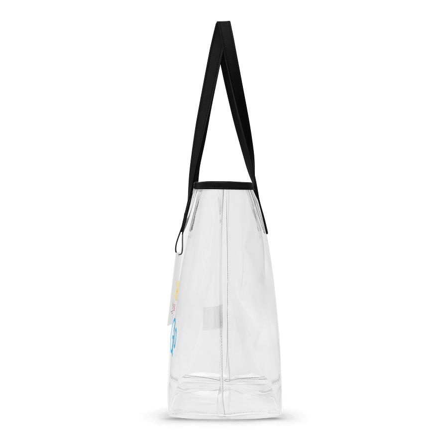 Clear Beach Tote – “The Beach Is Calling and I Must Go” product image (3)