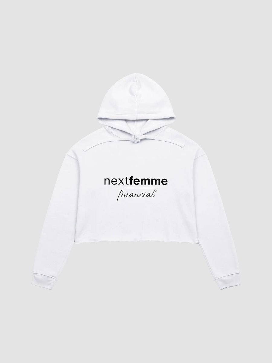 Cozy Crop Hoodie with Black Logotype product image (1)