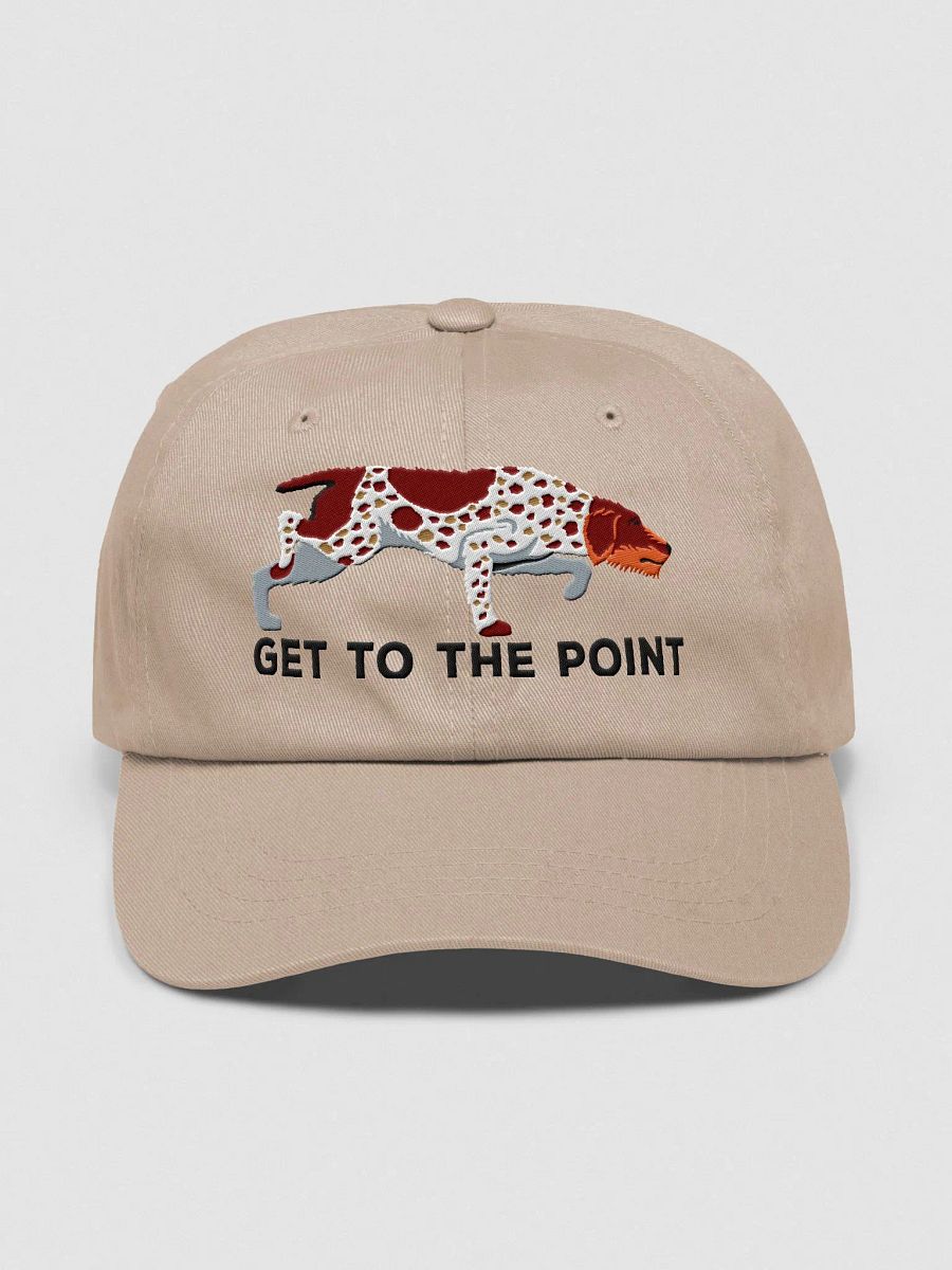 Get to the Point Classic Dad Hat(Embroidered) of a German Wirehaired Pointer product image (33)