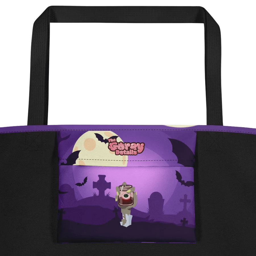 All-Over Print Large Tote Bag w/ Pocket product image (2)