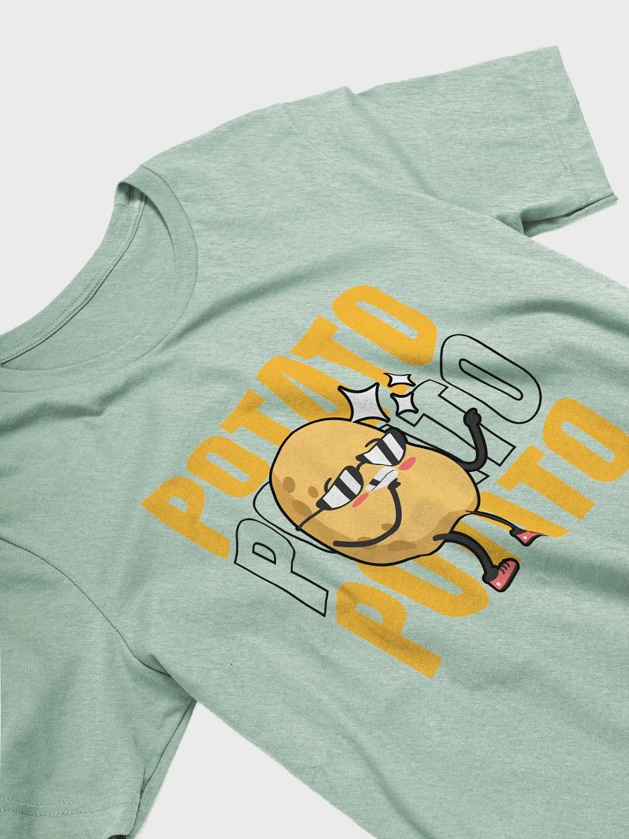 Woman Cool Potato Vibes T-Shirt - Dusty Blue product image (2)